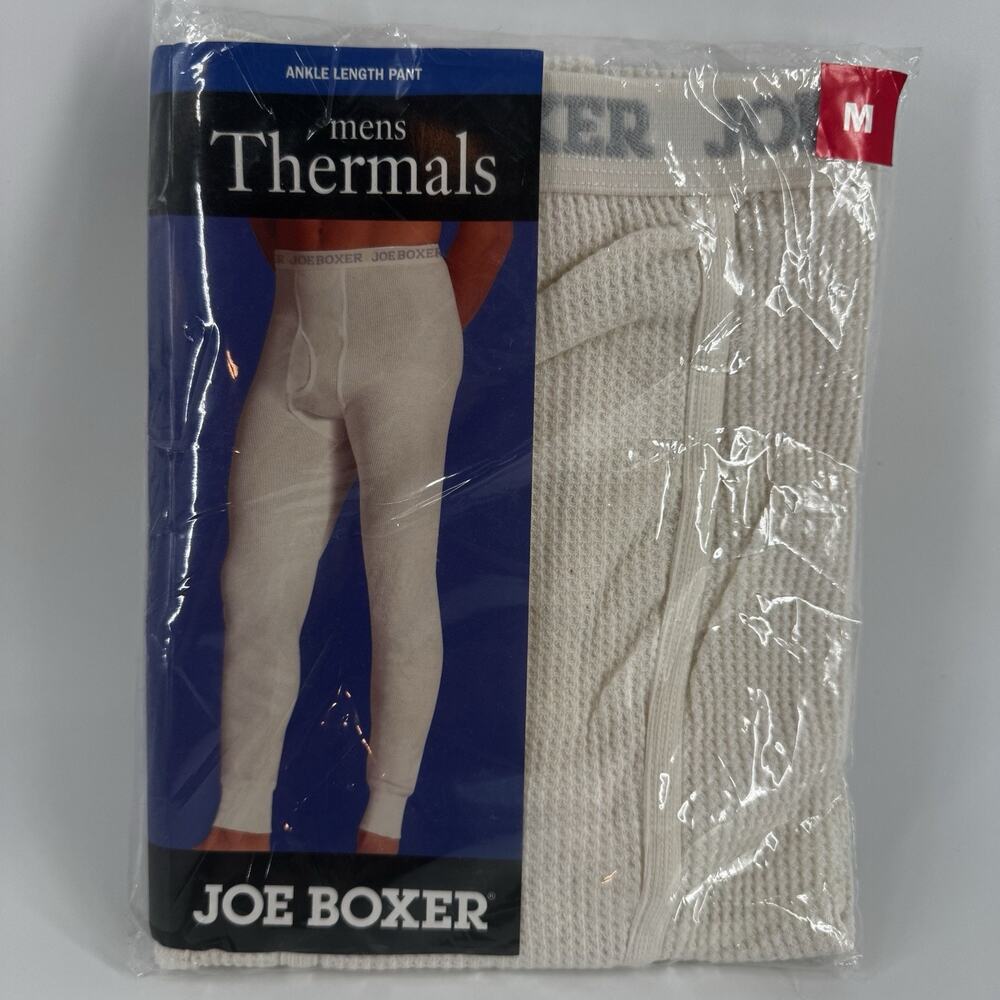 Joe Boxer Mens Thermal Long Johns Size Medium (32-34) Ankle Length NIP 2005